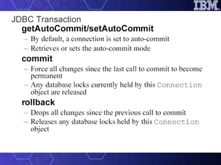 JDBC Transaction 