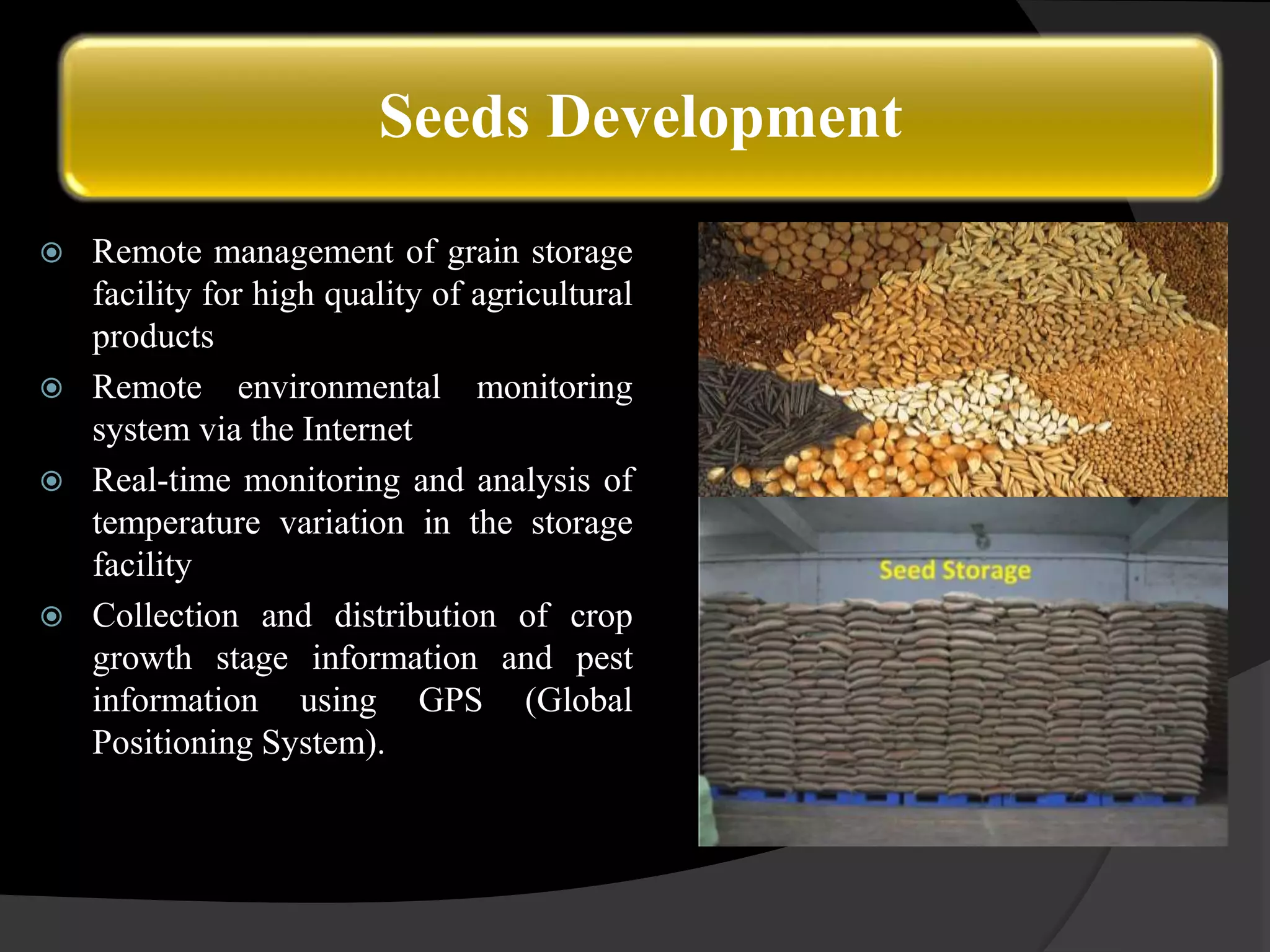 Basic knowledge of application of computers in agriculture PPT