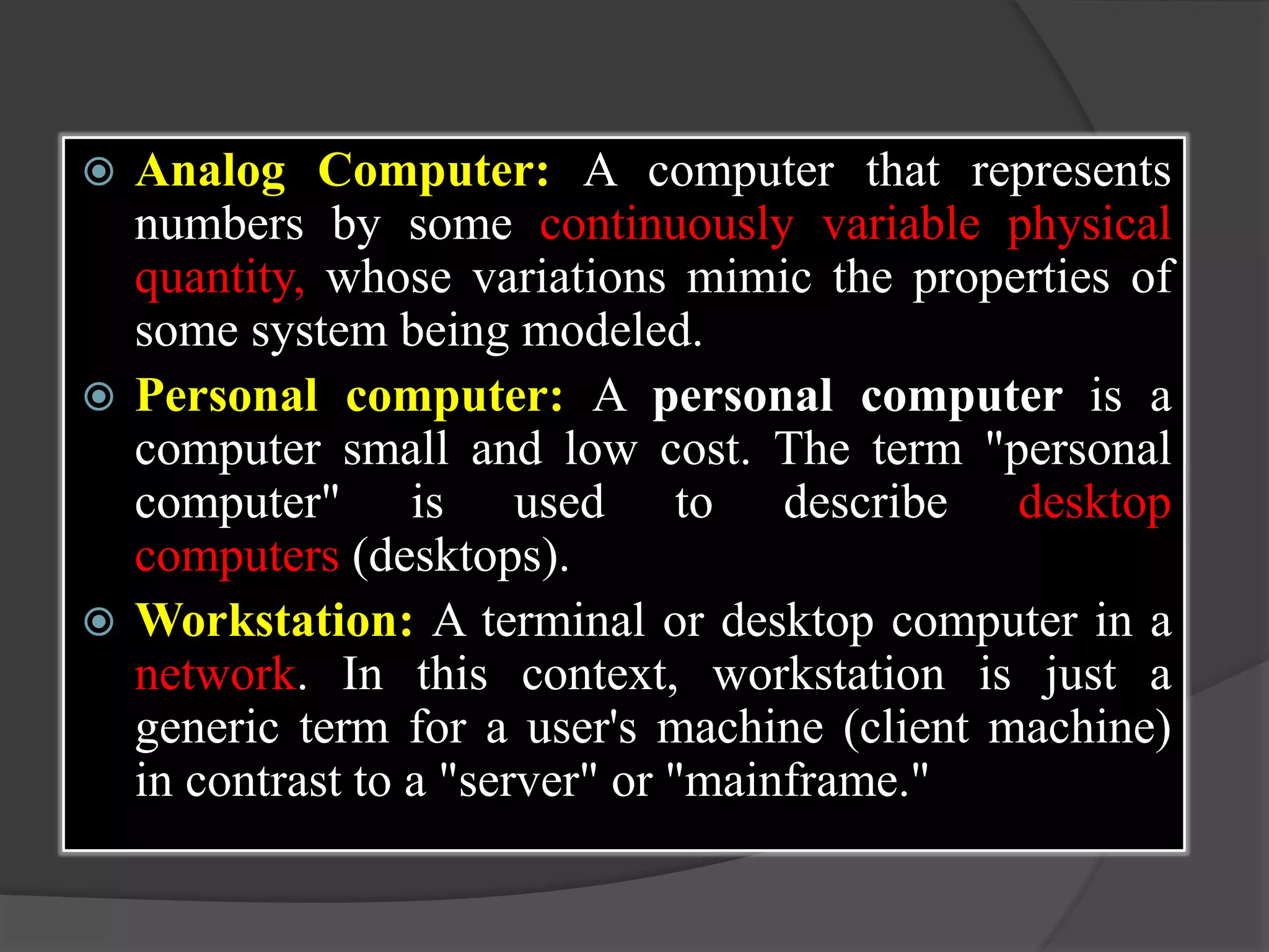 Basic knowledge of application of computers in agriculture | PPTX
