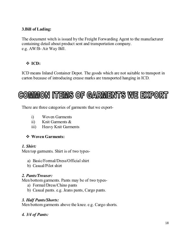 Basic knowledge on textile for marchandising