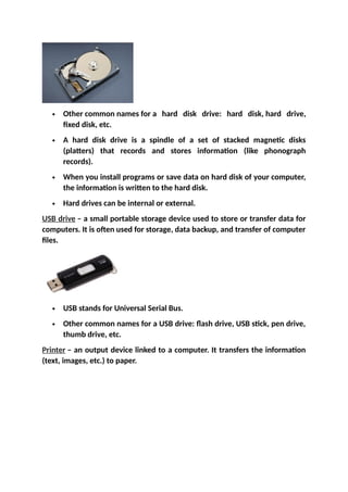 Computer Disc Name Basic knowledge of computer, about computer software.docx