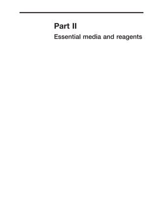 Part II
Essential media and reagents
A
BLM2 1/17/04 3:00 PM Page 141
 