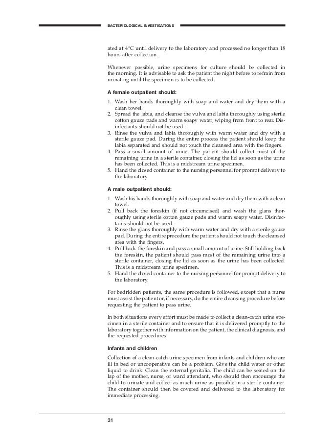 Basic laboratory procedures in clinical bacteriology