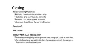 Basic Land Navigation for beginners learning.pptx