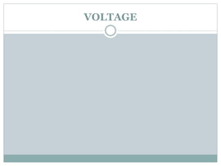 VOLTAGE
 