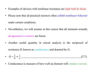 Basic laws linear circuit analysis | PDF