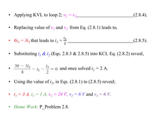 Basic laws linear circuit analysis | PDF