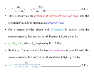 Basic laws linear circuit analysis | PDF