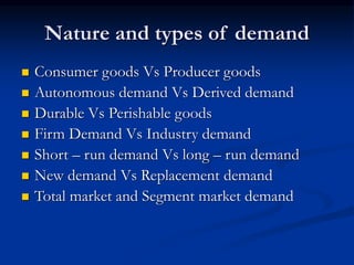 Reconventional Demand BASIC LAWS OF CONSUPTION AND DEMAND ANALYSIS.ppt