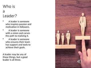 Basic Leadership Skills to understand leadership | PPTX