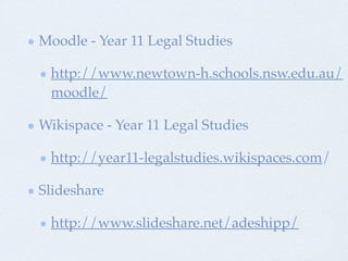 Main Syllabus
Hint: Learn your syllabus points and you are
one step away from doing well in assessment
tasks
 