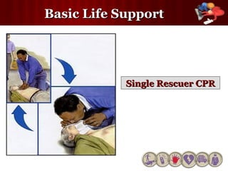 Single Rescuer Cpr Basic life support | PPT
