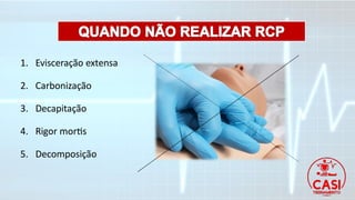 1. Evisceração extensa
2. Carbonização
3. Decapitação
4. Rigor mortis
5. Decomposição
 