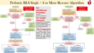 2 Rescuer Prediactric Algorithm Basic Life Support BLS By Bassam Al-Mohseni.pptx
