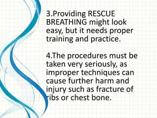 Basic life support training | PPTX