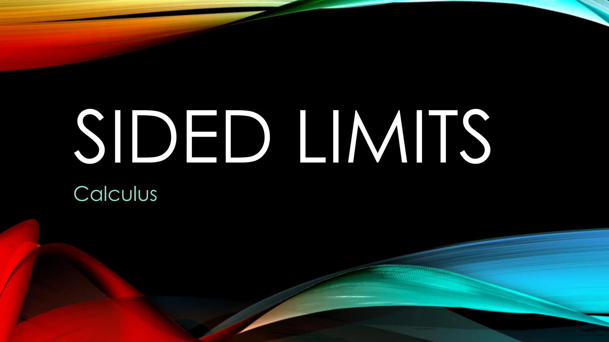 Introduction to limits, One sided limits.pdf