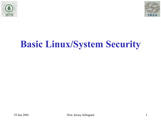 Basic Linux/System Security 