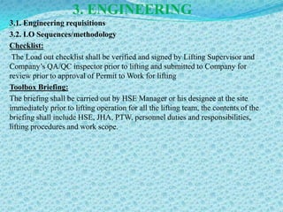 Basic load out methodologies introduction | PPTX