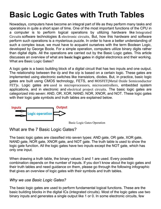 Basic Logic Gates with Truth Tables.pdf