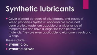 BASIC LUBRICANT.pptx>>>>>>>>>>>>>>>>>>>> | PPTX