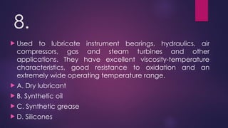 BASIC LUBRICANT.pptx>>>>>>>>>>>>>>>>>>>> | PPTX