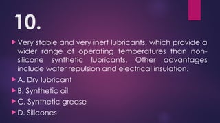 BASIC LUBRICANT.pptx>>>>>>>>>>>>>>>>>>>> | PPTX
