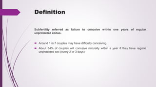 Basic Management of Subfertility.pptx