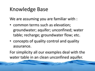 Basic Manual Water Level Measurement | PPTX