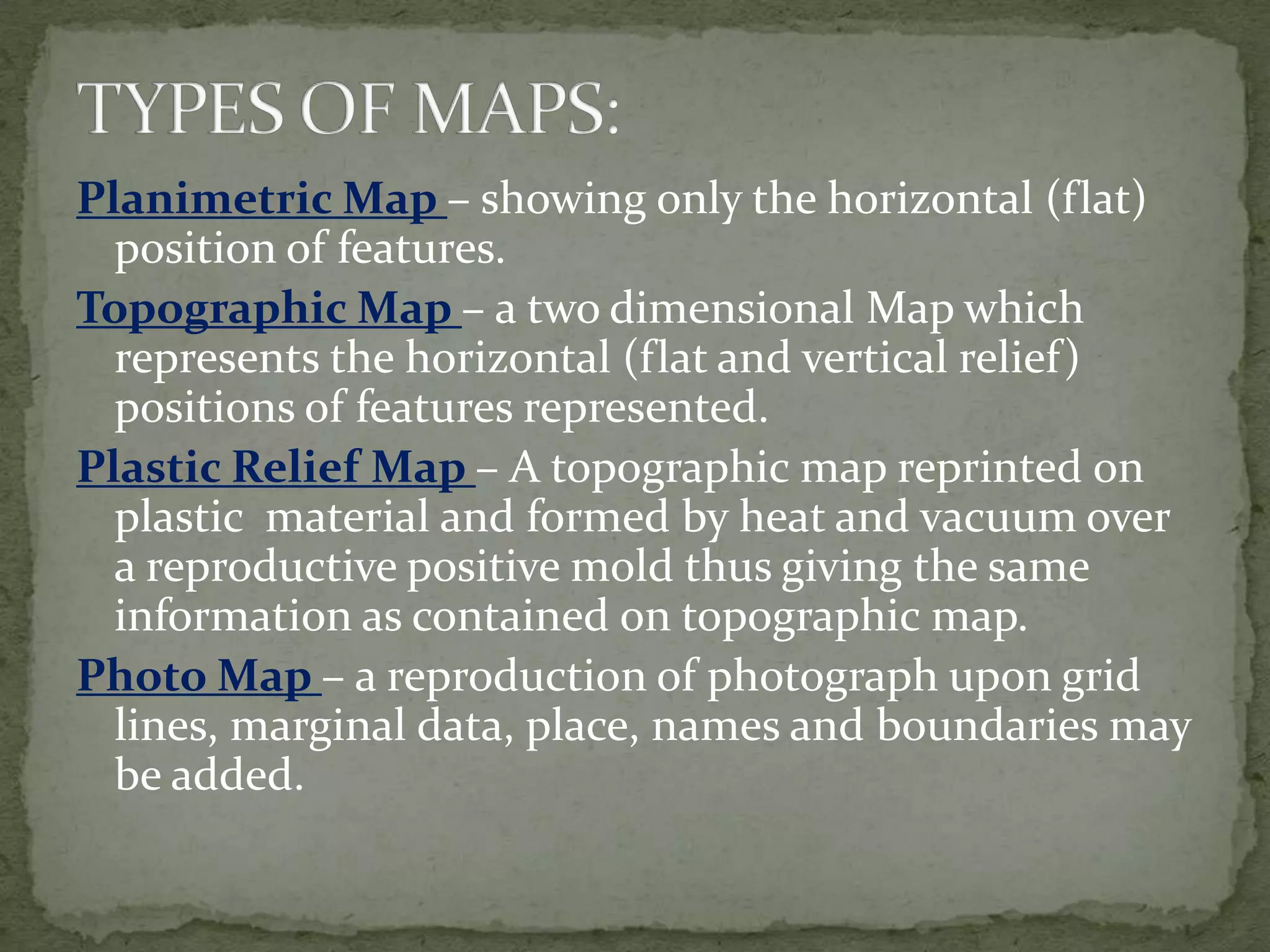 Basic map reading | PPT