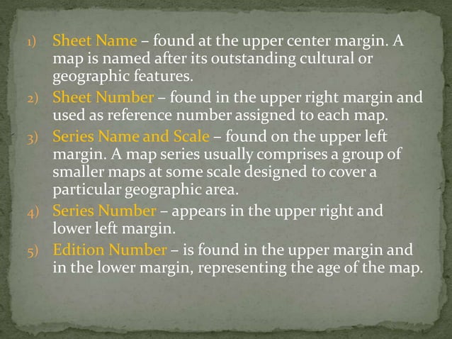 Basic map reading | PPT