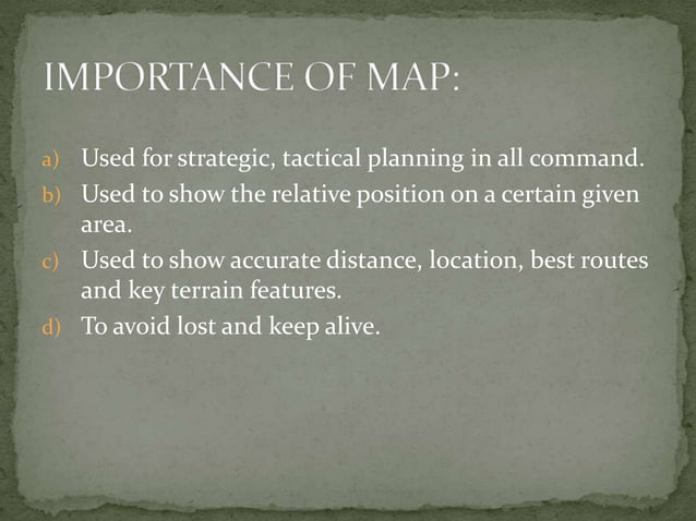Basic map reading | PPT