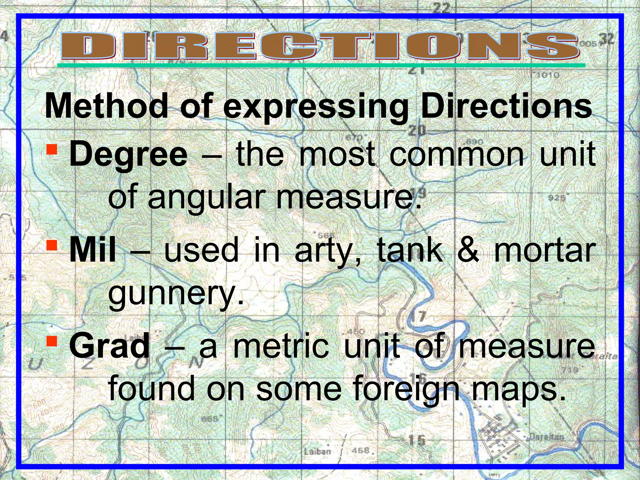 Basic map reading | PPT