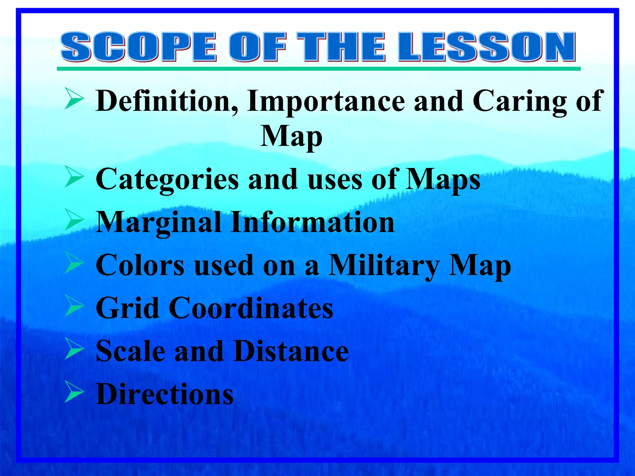 Basic map reading | PPT