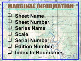 Series Number On A Map Basic Map Reading