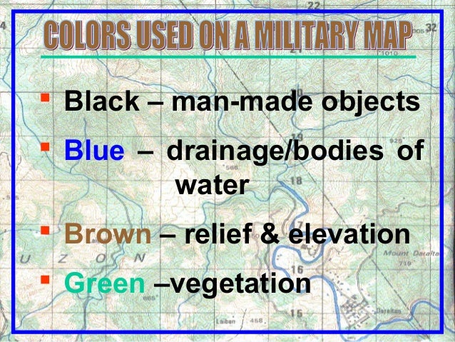 Army Map Colors Meaning