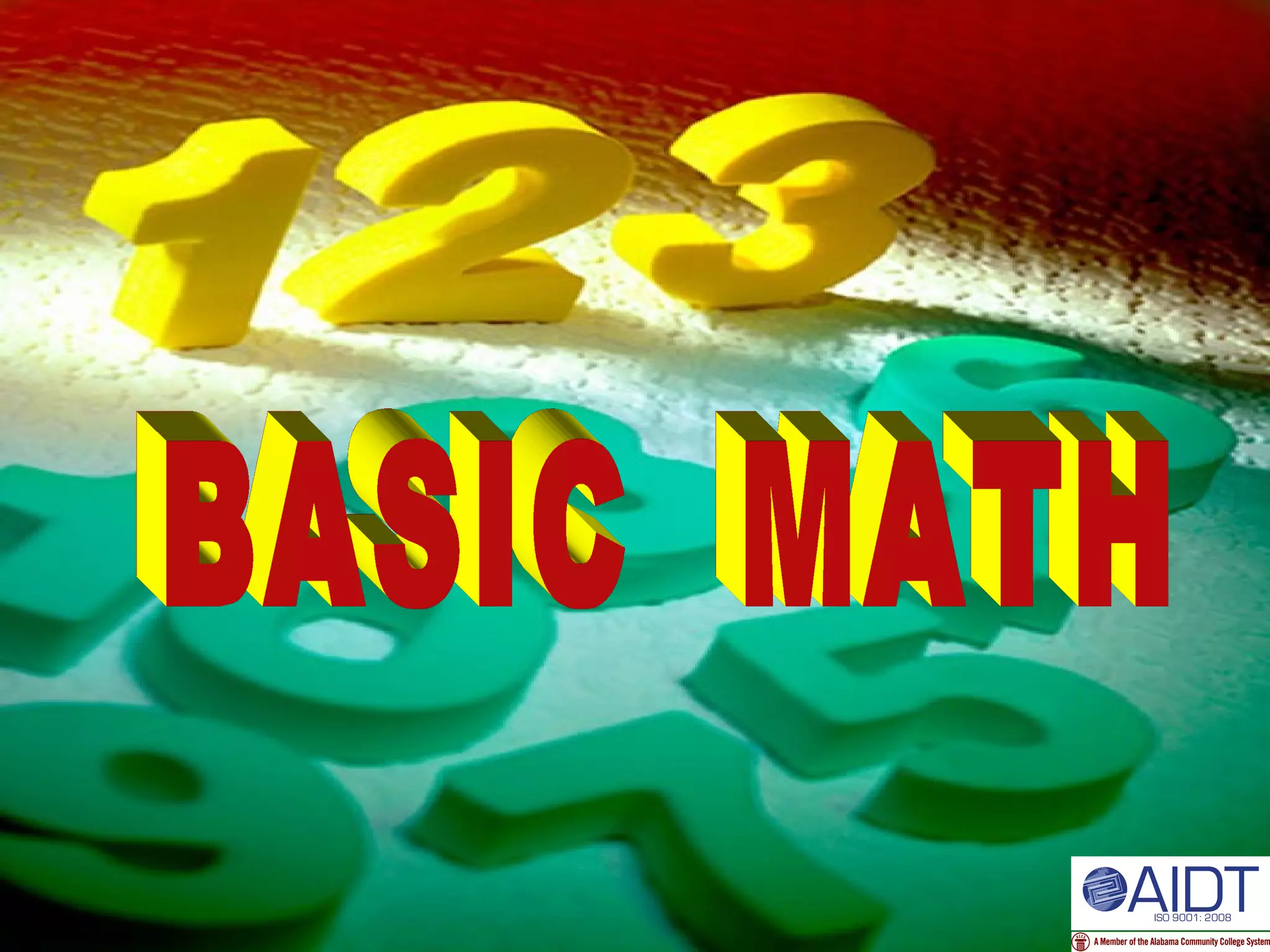 Basic math | PPT