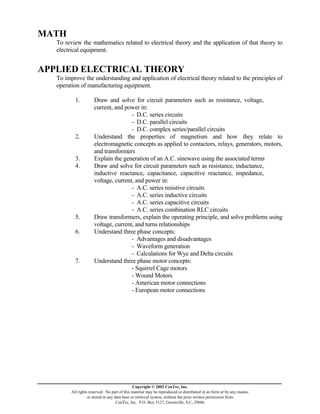 Essential Math For Electronics Basic mathematics electronics | PDF
