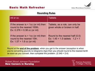 Basic math refresher 2012 | PPT