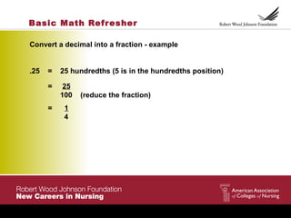 Basic math refresher 2012 | PPT