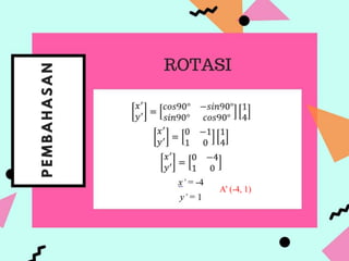 Basic Math Project: Transformasi Geometri | PPTX