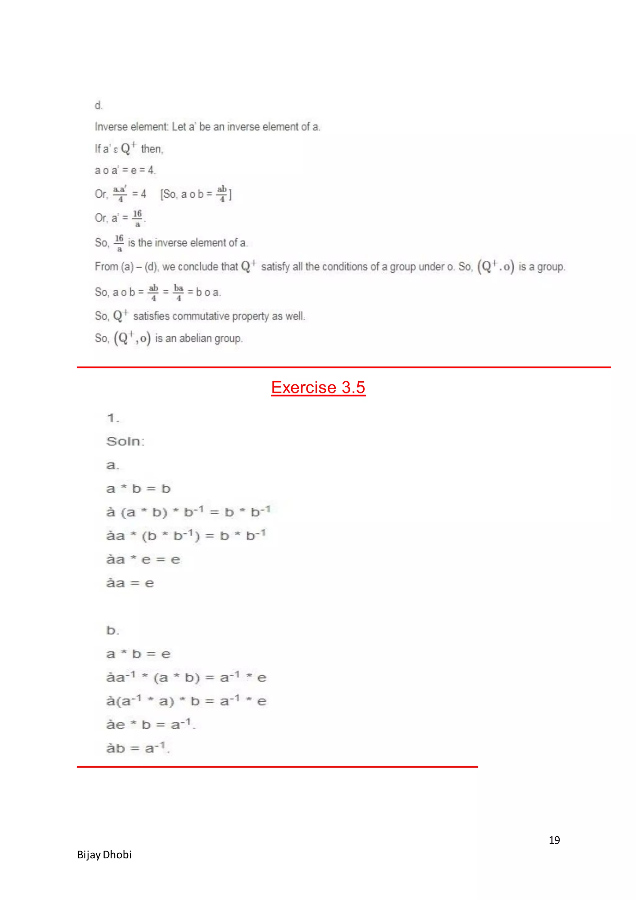 19
BijayDhobi
Exercise 3.5
 