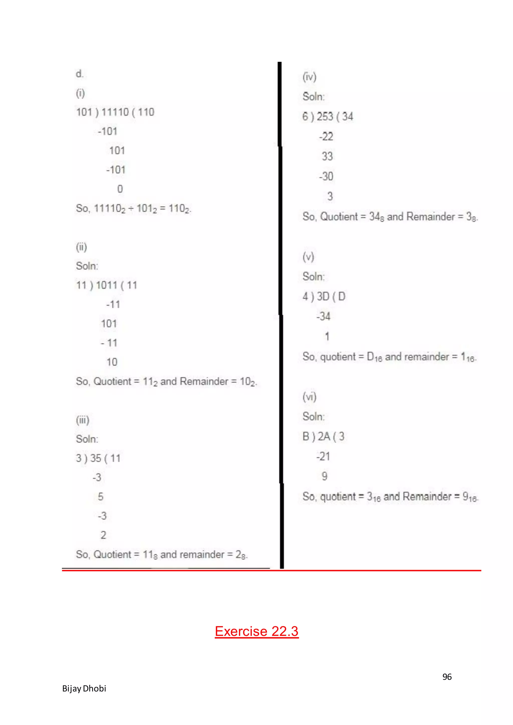 96
BijayDhobi
Exercise 22.3
 