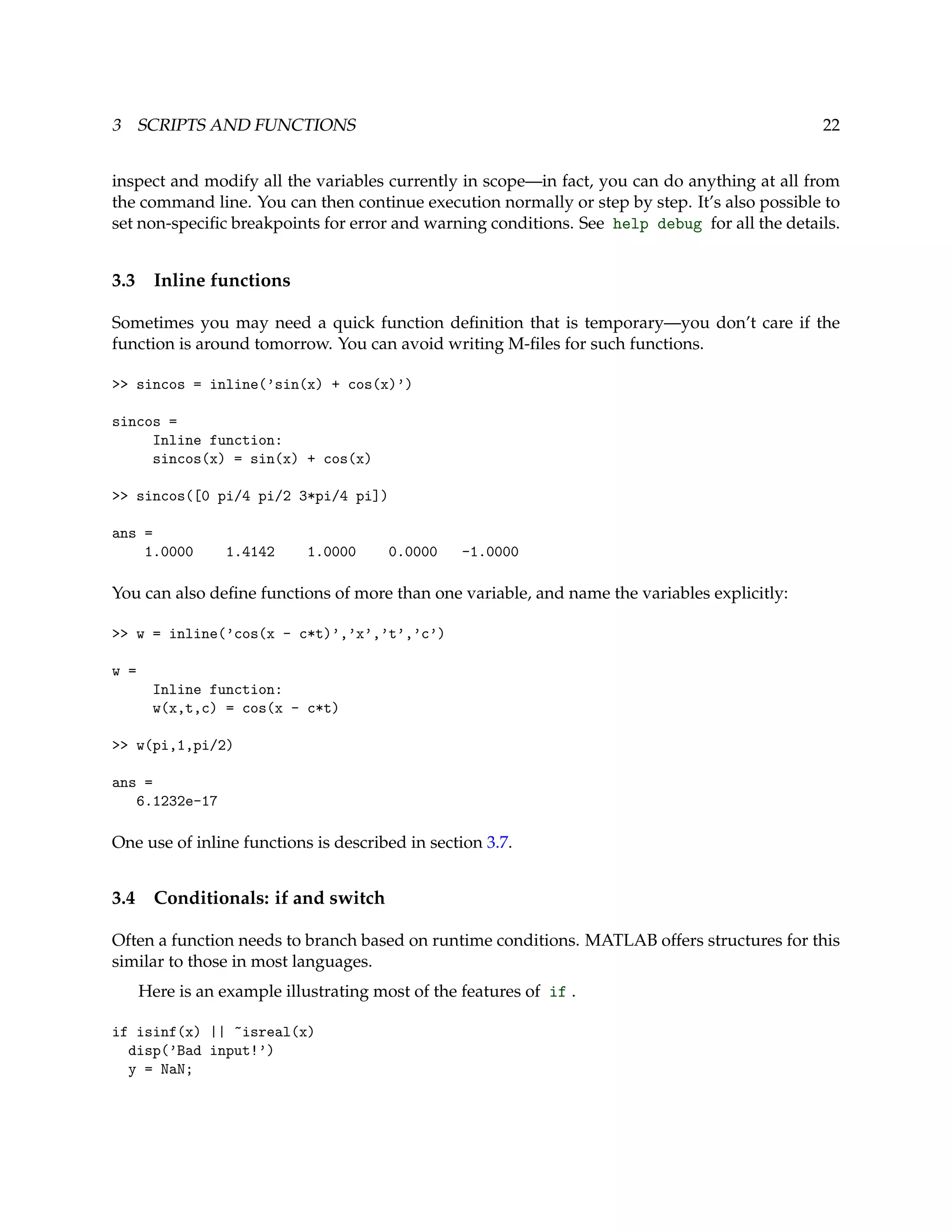 Basic matlab for beginners | PDF | Programming Languages | Computing