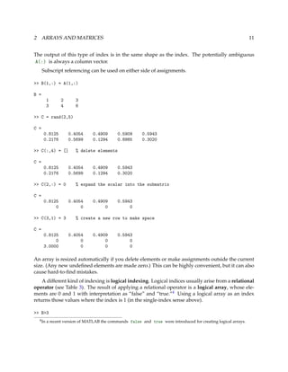 Basic matlab for beginners | PDF | Programming Languages | Computing