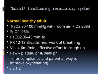 Room Fio2 basic mechanical ventilation anesthesia.pptx