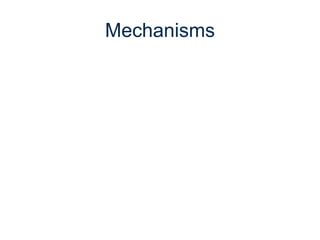 Mechanisms 
 