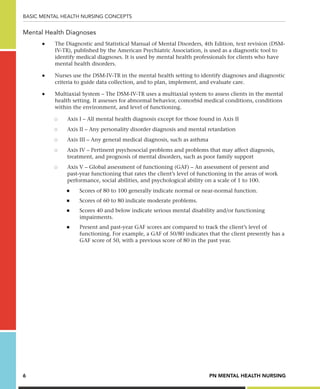 Basic mental health nursing concepts chp 1 | PDF