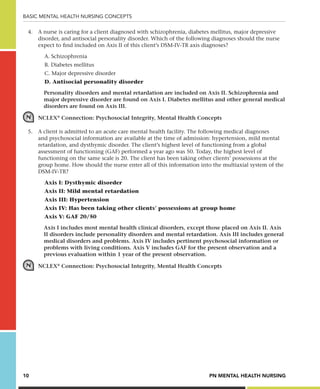Basic mental health nursing concepts chp 1 | PDF