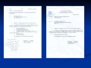 Voco Template Basic Military Correspondence of Armed Forces of the Philippines | PPT