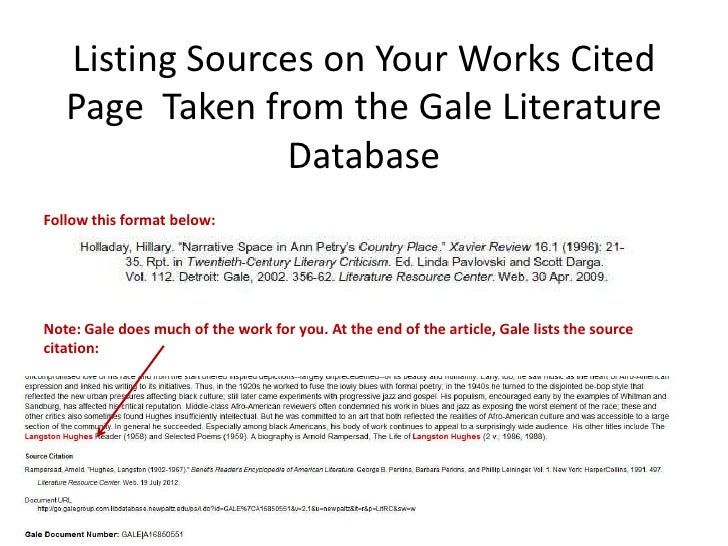Basic mla citation review